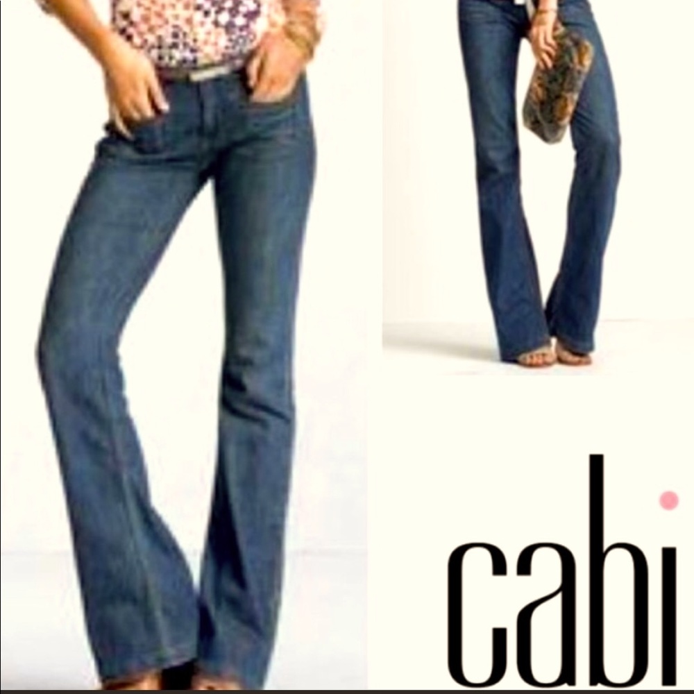 CAbi Women's Dark Blue Bootcut Jeans